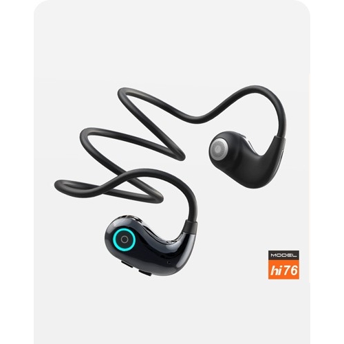Hileo hi76 Bone Conduction New Concept Wireless Sports Bluetooth Earphones Running Team Double ear Non in Ear Hanging Type